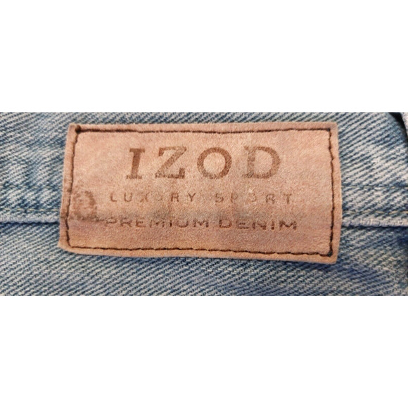IZOD Luxury‎ Sport Jeans Mens 32x32 Classic Denim Heavy Casual Work Dad Straight - Picture 5 of 9